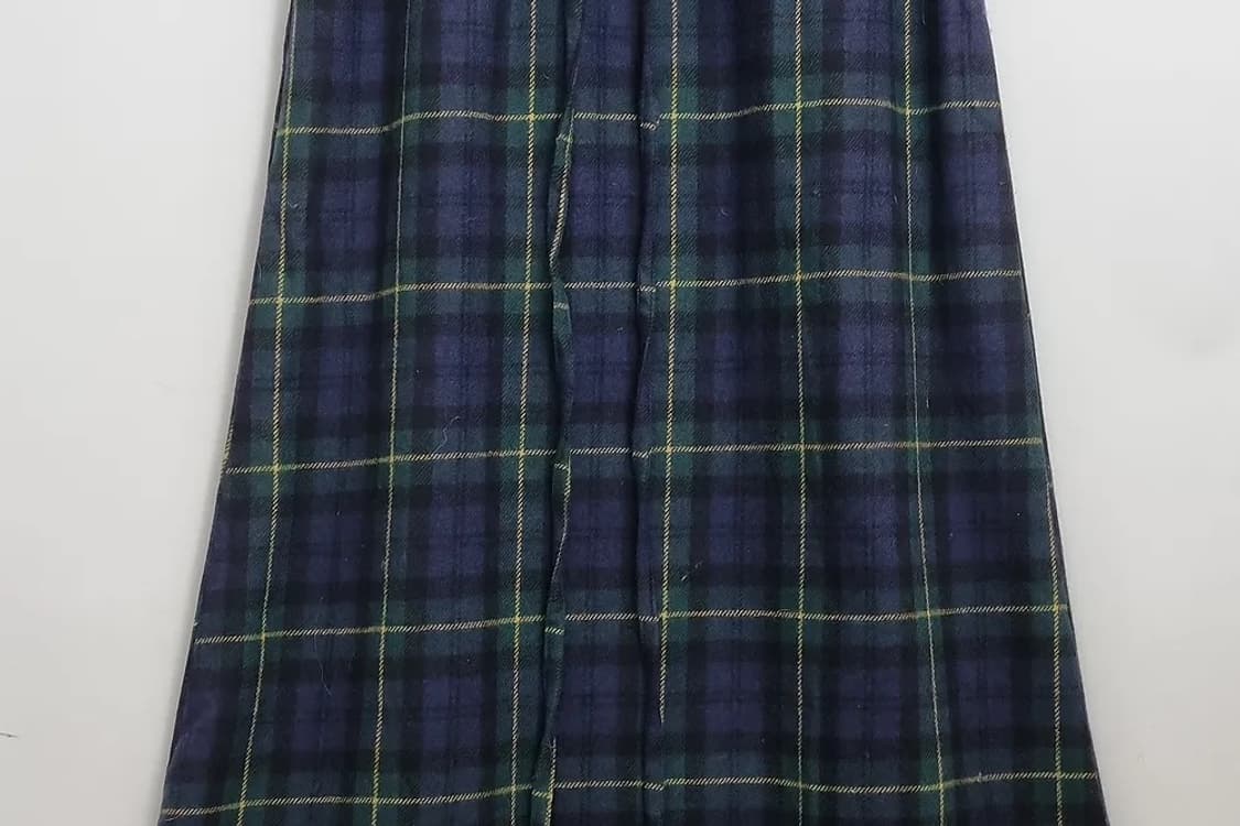 COSMETX 체크 롱스커트  상품이미지4