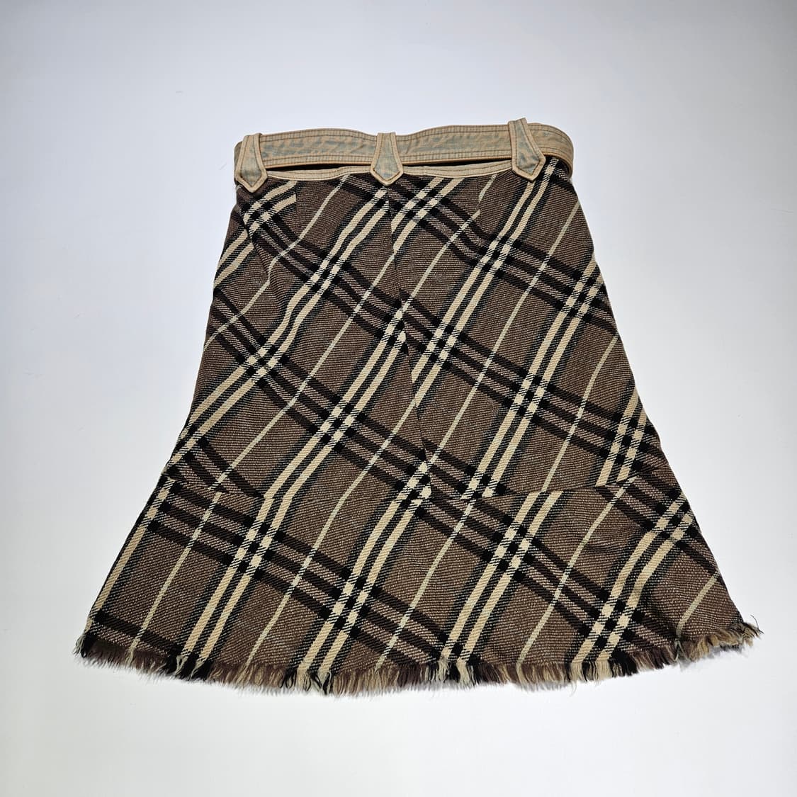 버버리 체크 스커트[38] 상품이미지3