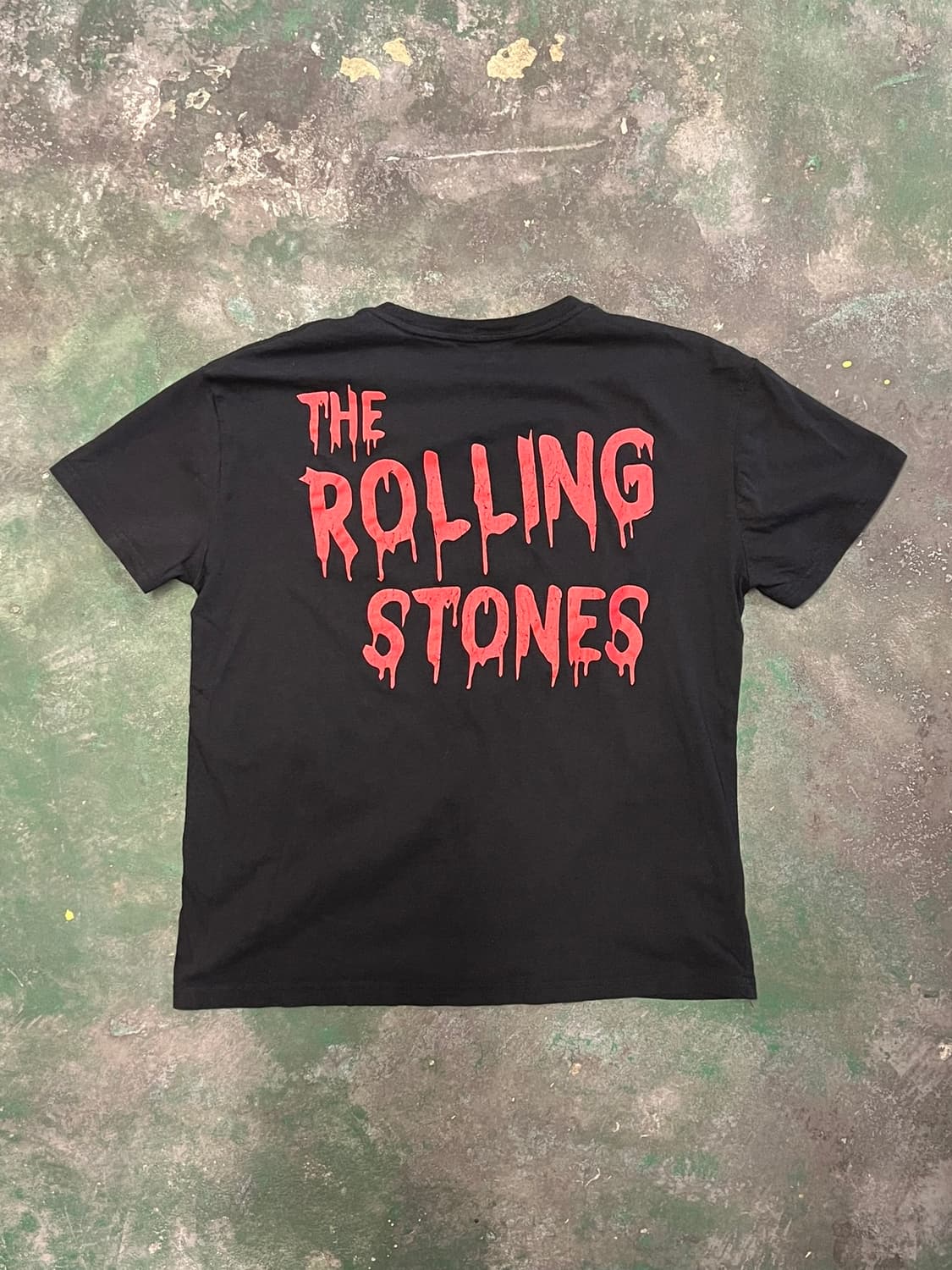 [95] 롤링스톤즈 뱀파이어 텅 로고 백프린트 밴드 반팔 티셔츠 상품이미지9