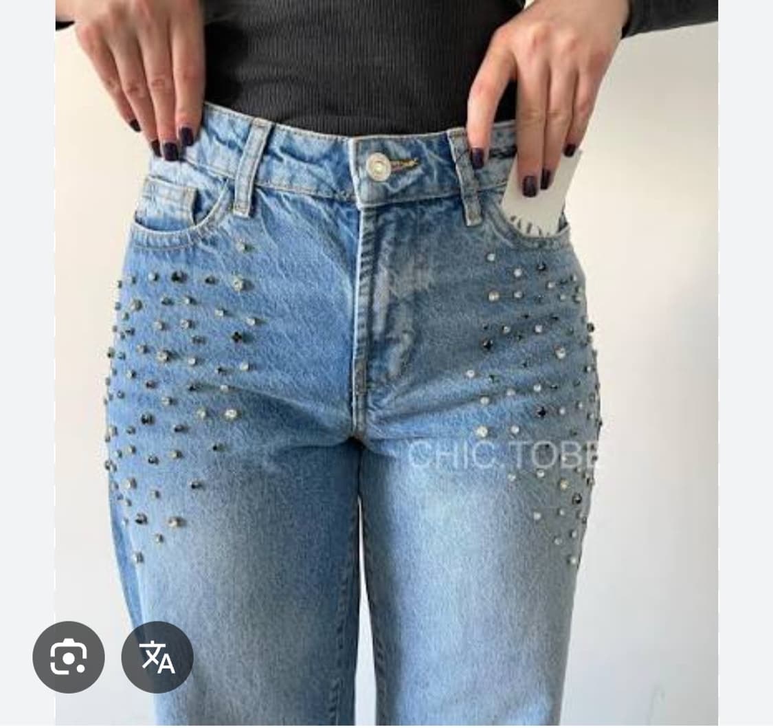 택유) 새 옷) ZARA 큐빅 프리미엄진 청바지 28인치 상품이미지1