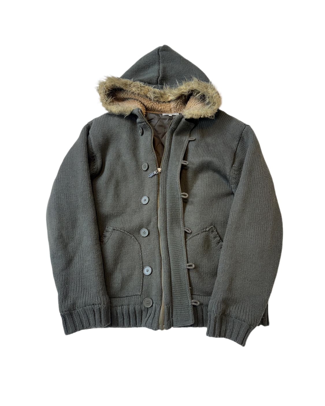 jpn 니트퍼집업 상품이미지1