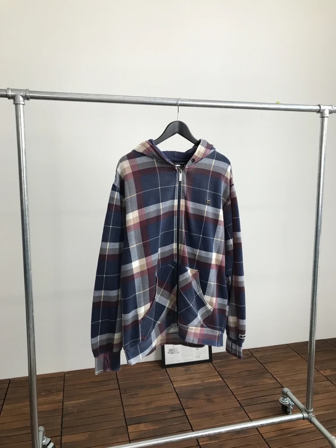 DC Shoes Plaid Zip-Up Hoodie 상품이미지3