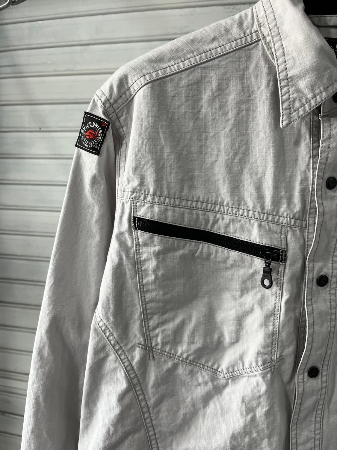 Vice United work shirt (KUROKAME) 상품이미지4