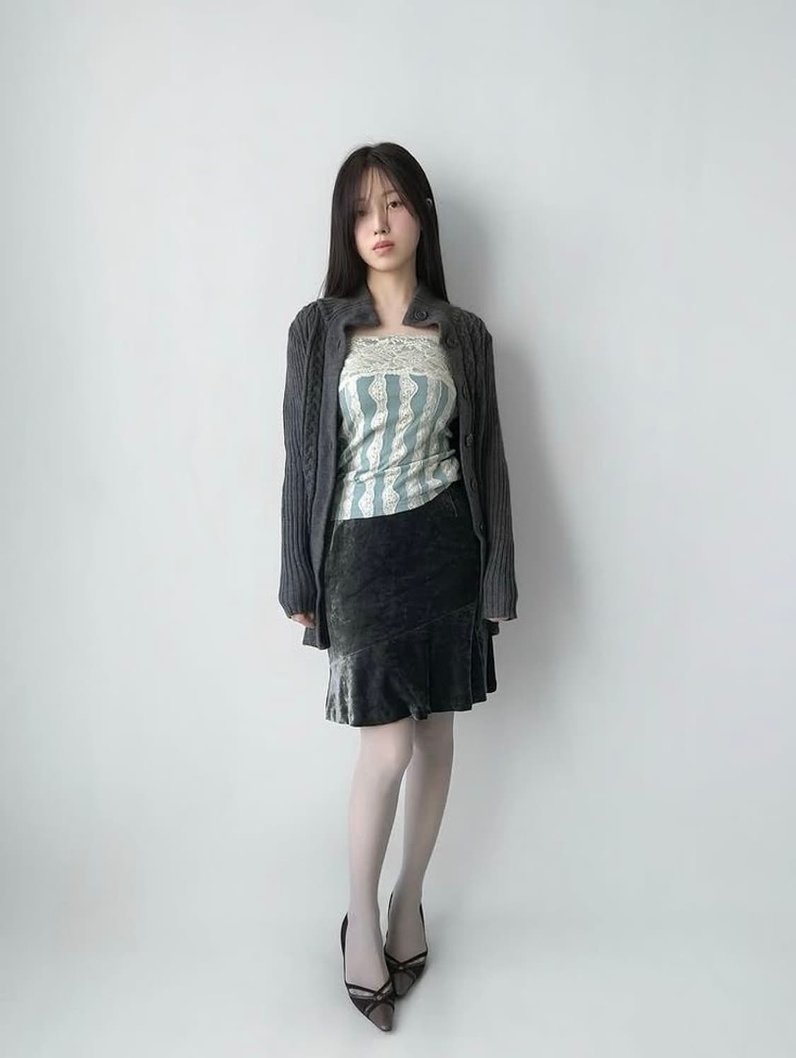 이알로이지 가디건 상품이미지1