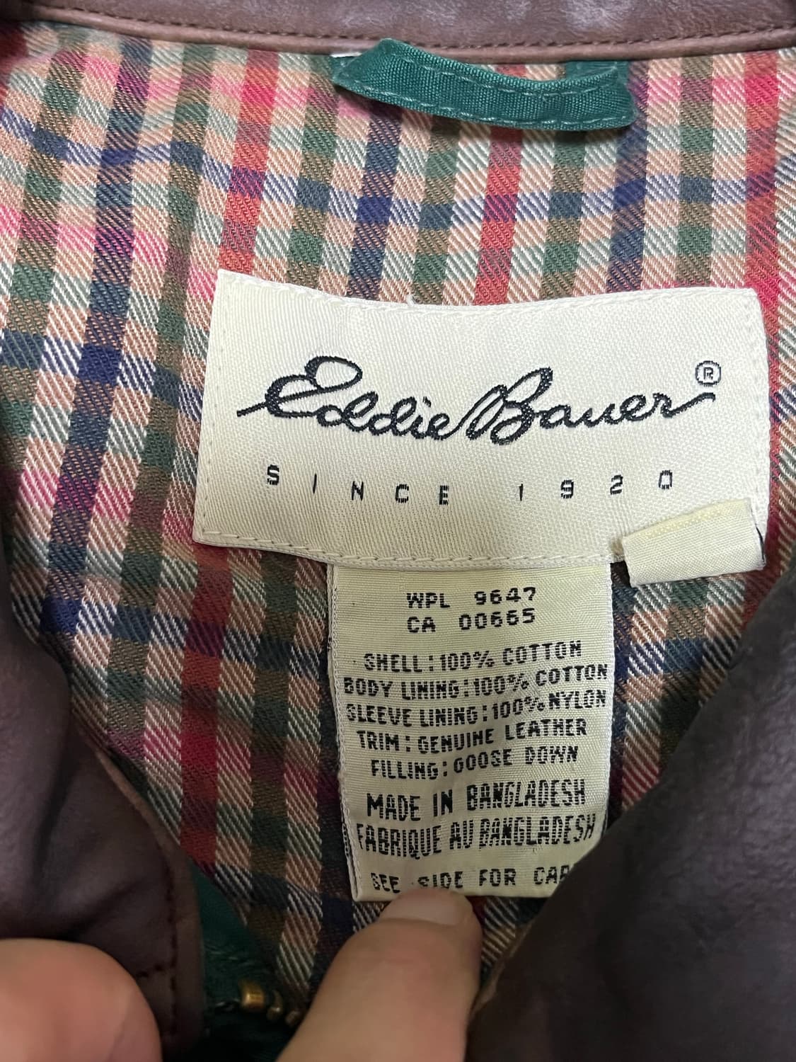 90s 에디바우어 구스다운 자켓 100 상품이미지2