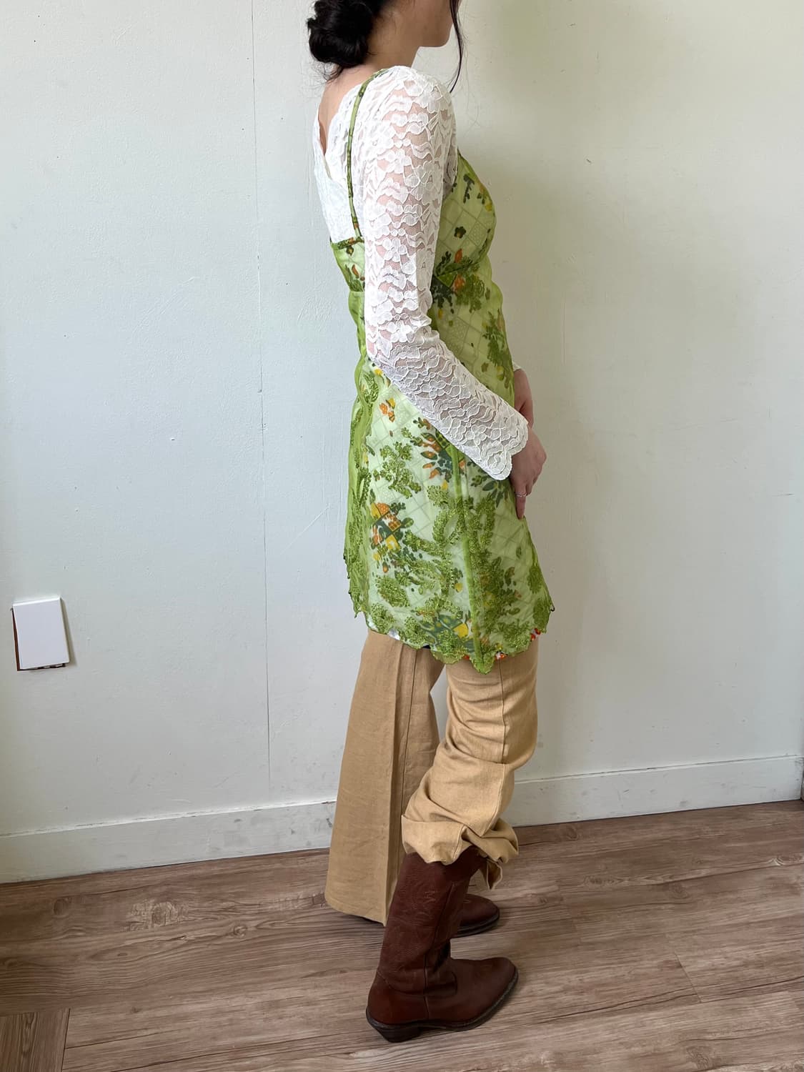 BAZaR 레이어드 슬리브리스 원피스 상품이미지6