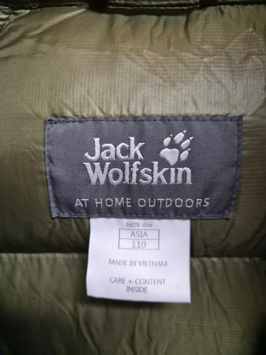 110) 잭울프스킨 800fil 구스다운 패딩 팝니다 상품이미지5