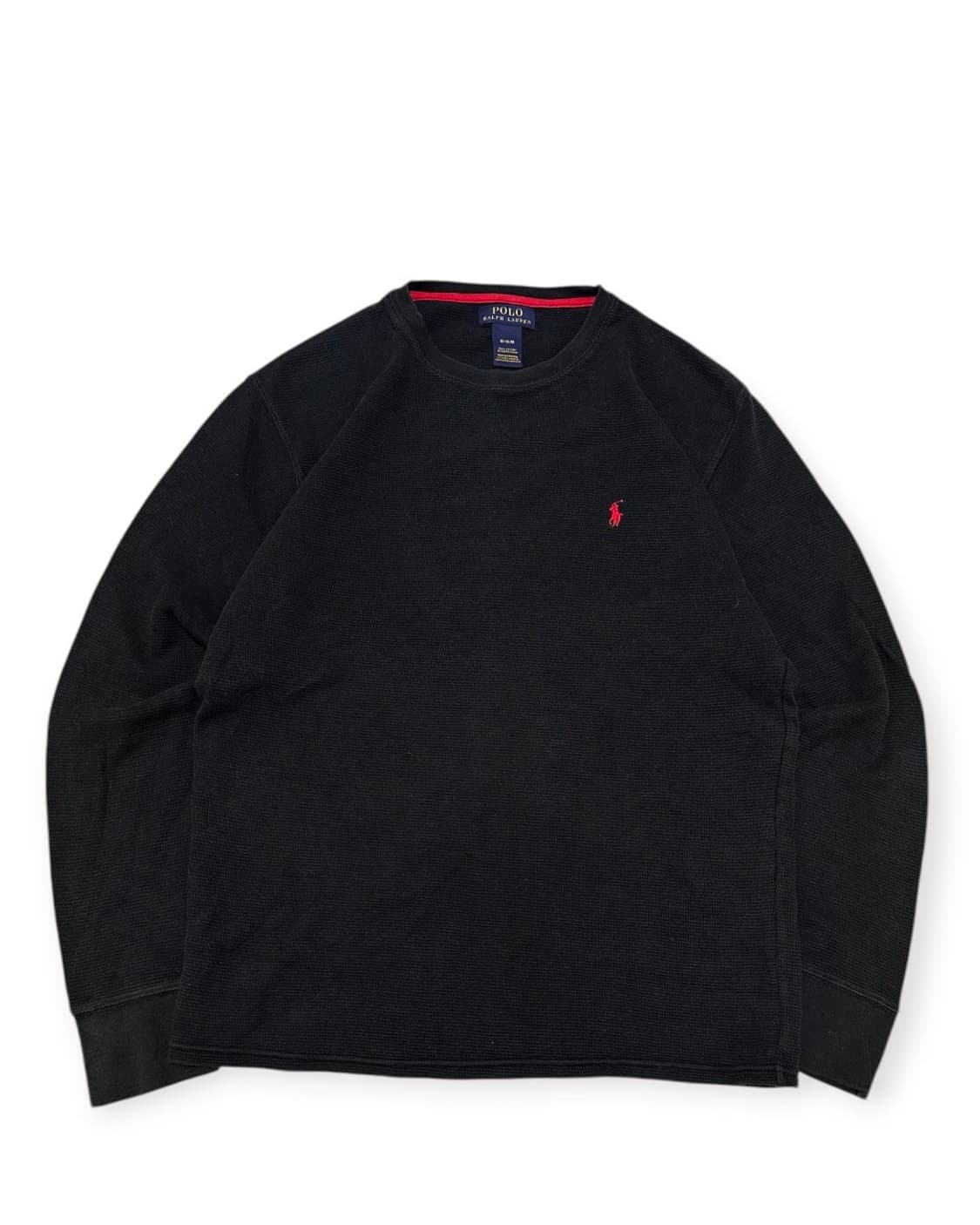 폴로 랄프로렌 블랙 와플 긴팔티 상품이미지1