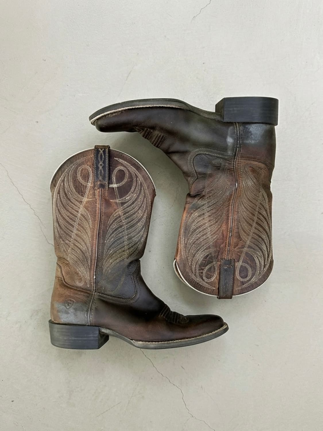 브라운 카우보이 웨스턴 부츠 상품이미지1