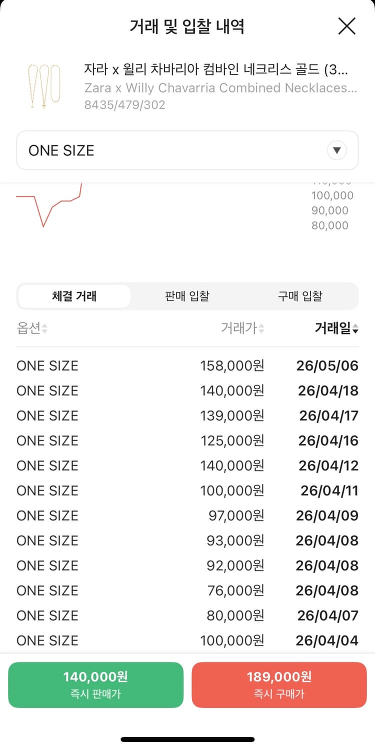윌리차바리아 X 자라 목걸이 상품이미지4