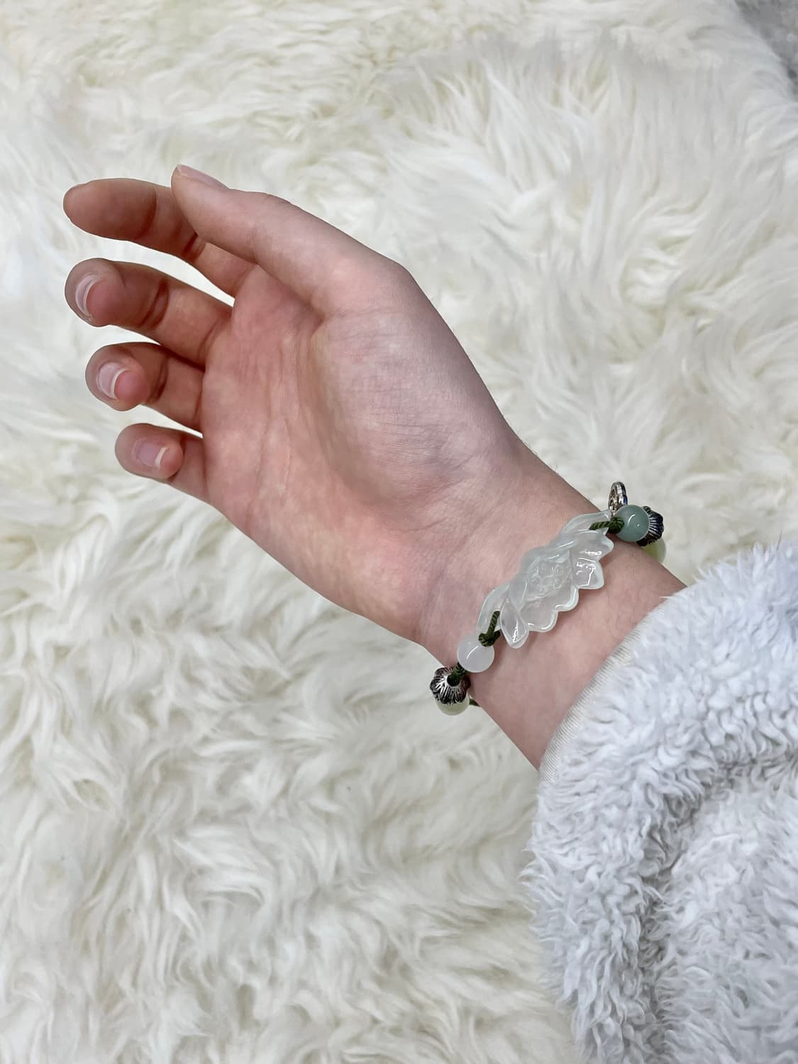 오리엔탈 연꽃 비즈 팔찌 상품이미지3