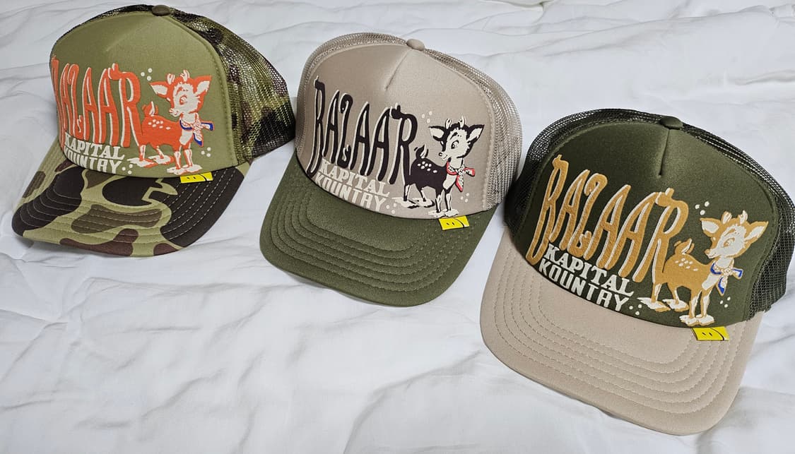 캐피탈 트러커캡 오사카 한정 베이지&카키 상품이미지1