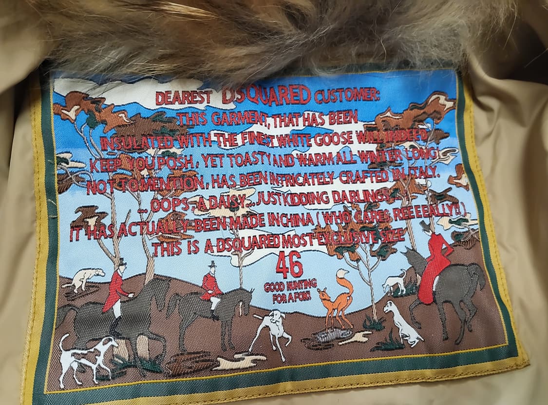 디스퀘어드 더블라쿤 방패패딩 상품이미지7