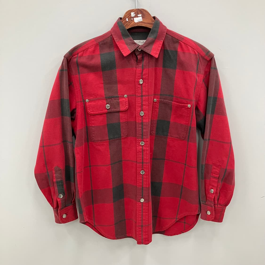 폴로 랄프로렌 레드 버팔로 플래드 셔츠 자켓 S 상품이미지1