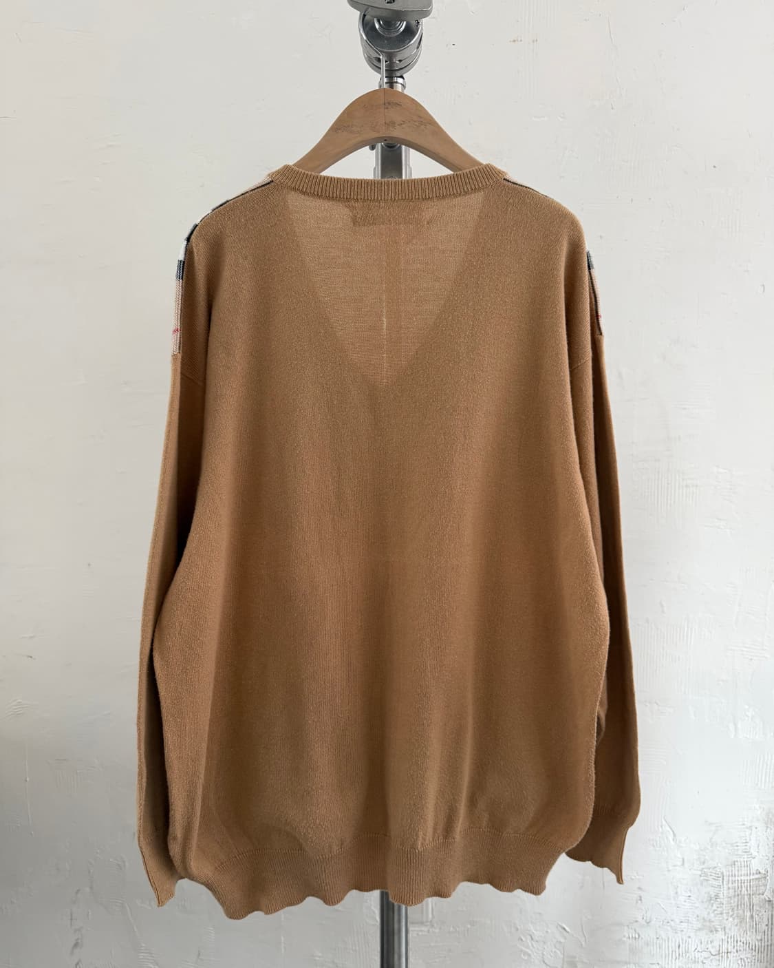 Burberry 버버리 노바체크 브이넥 니트 상품이미지5