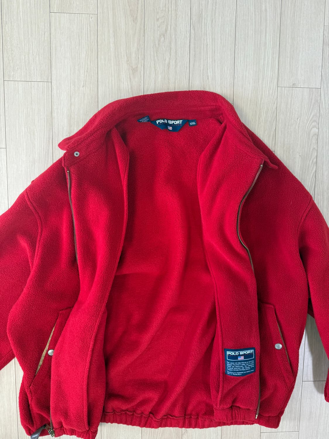 90s 폴로스포츠 플리스 후리스 자켓  상품이미지5