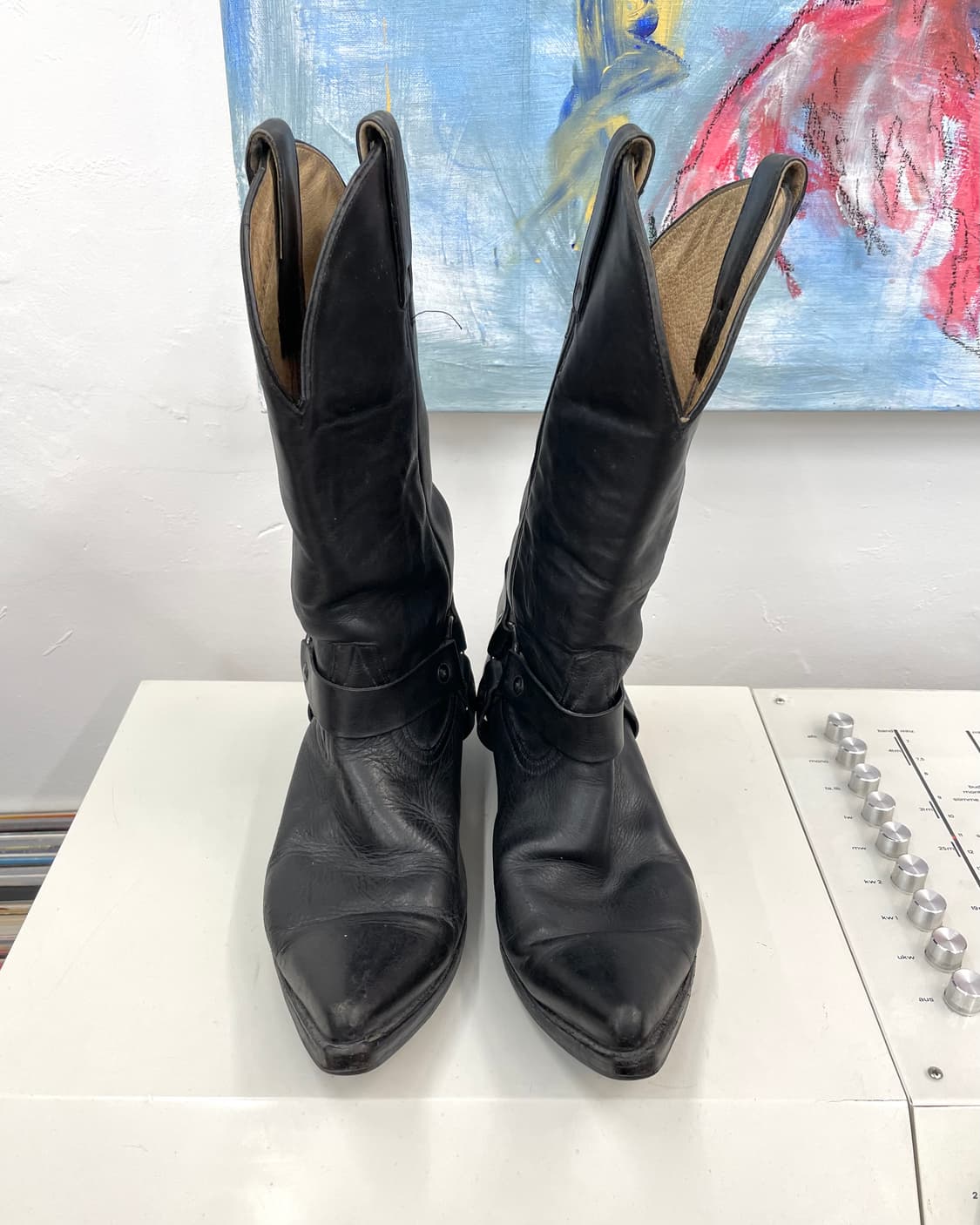 [270] 80-90s 레더 웨스턴 부츠 상품이미지4