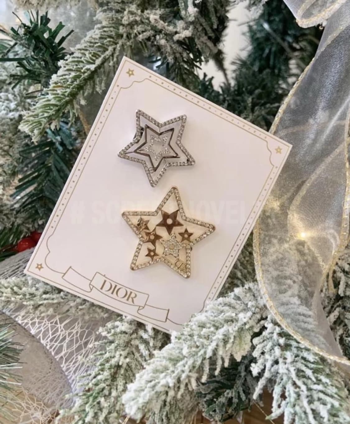 디올 스타 헤어클립 2피스 세트  상품이미지9