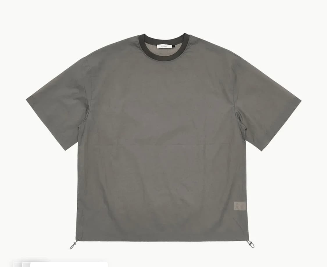 아모멘토 sheer drawstring top 상품이미지1