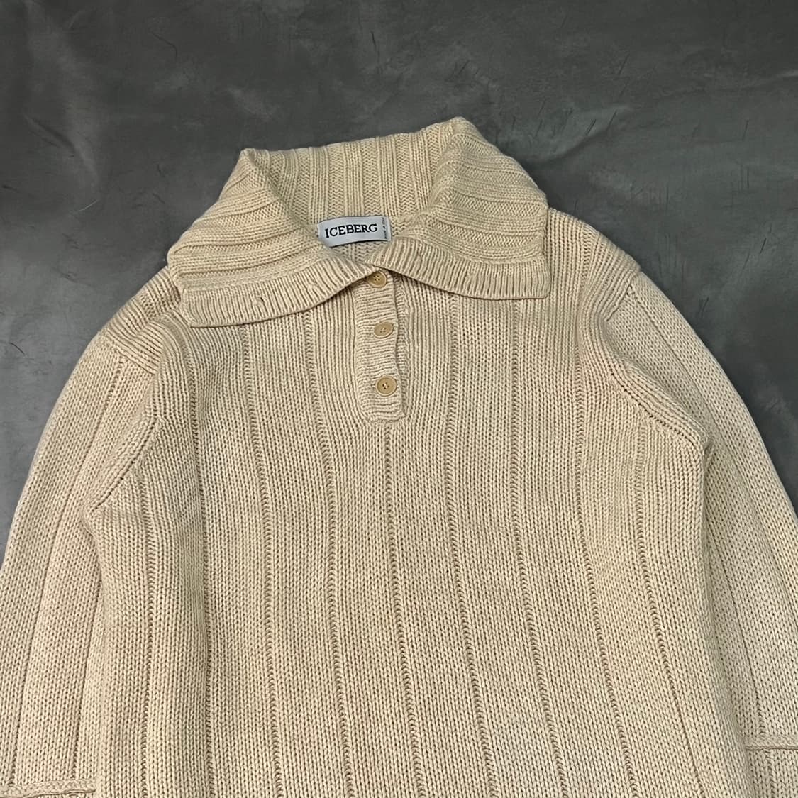  아이스버그 하프버튼 니트 y15538 상품이미지3