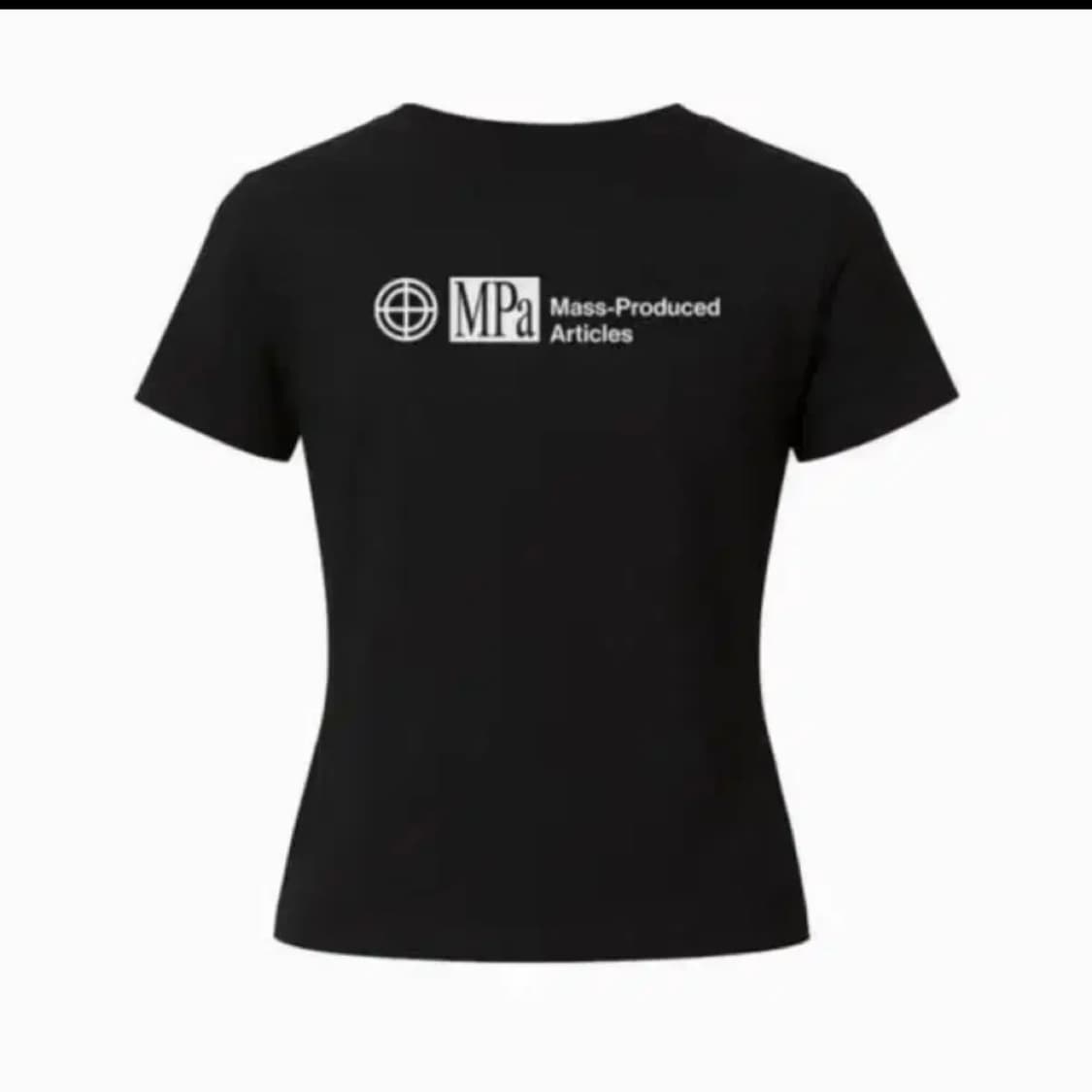 구매)플라스틱프로덕트반팔 우먼 블랙 m 상품이미지1