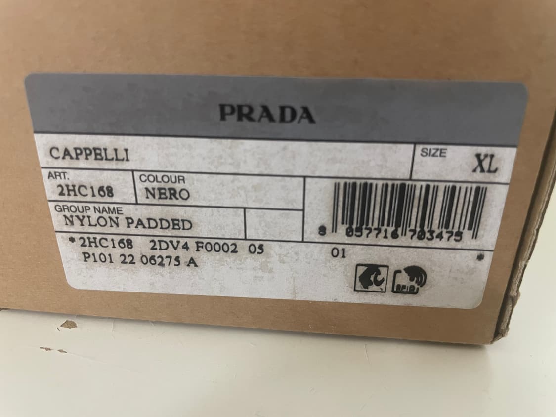 PRADA 패딩 비니 모자 상품이미지3