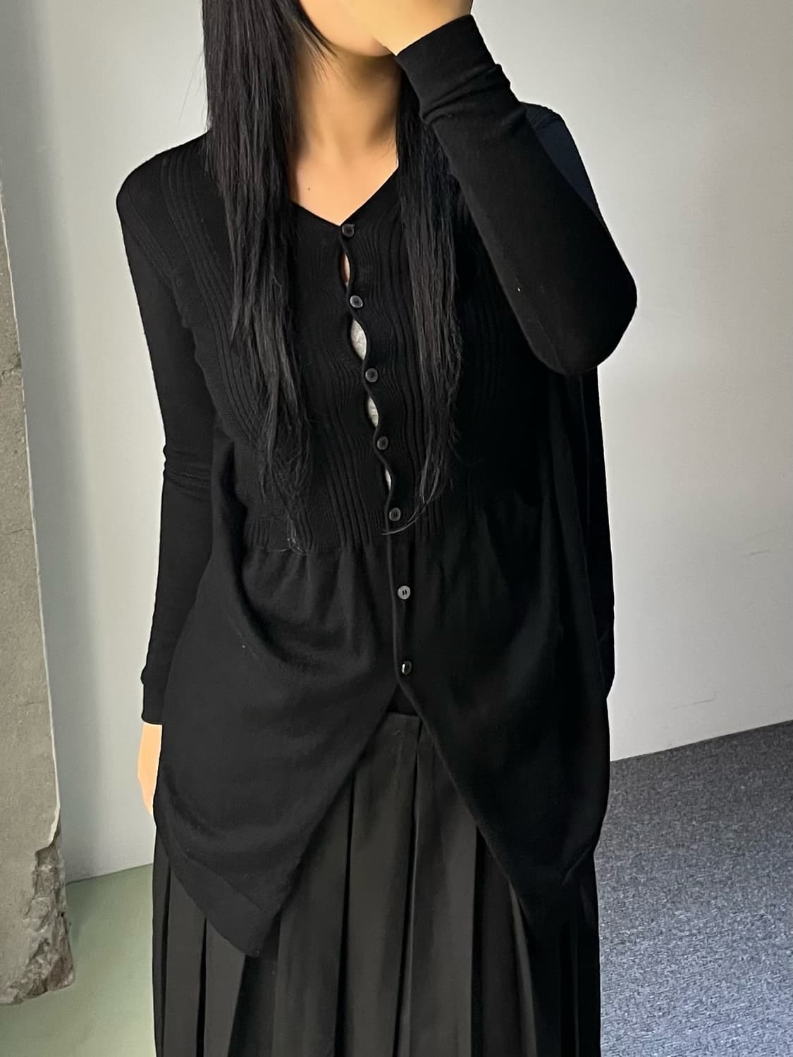 Costume National 캐시미어 레이어드 가디건 상품이미지2