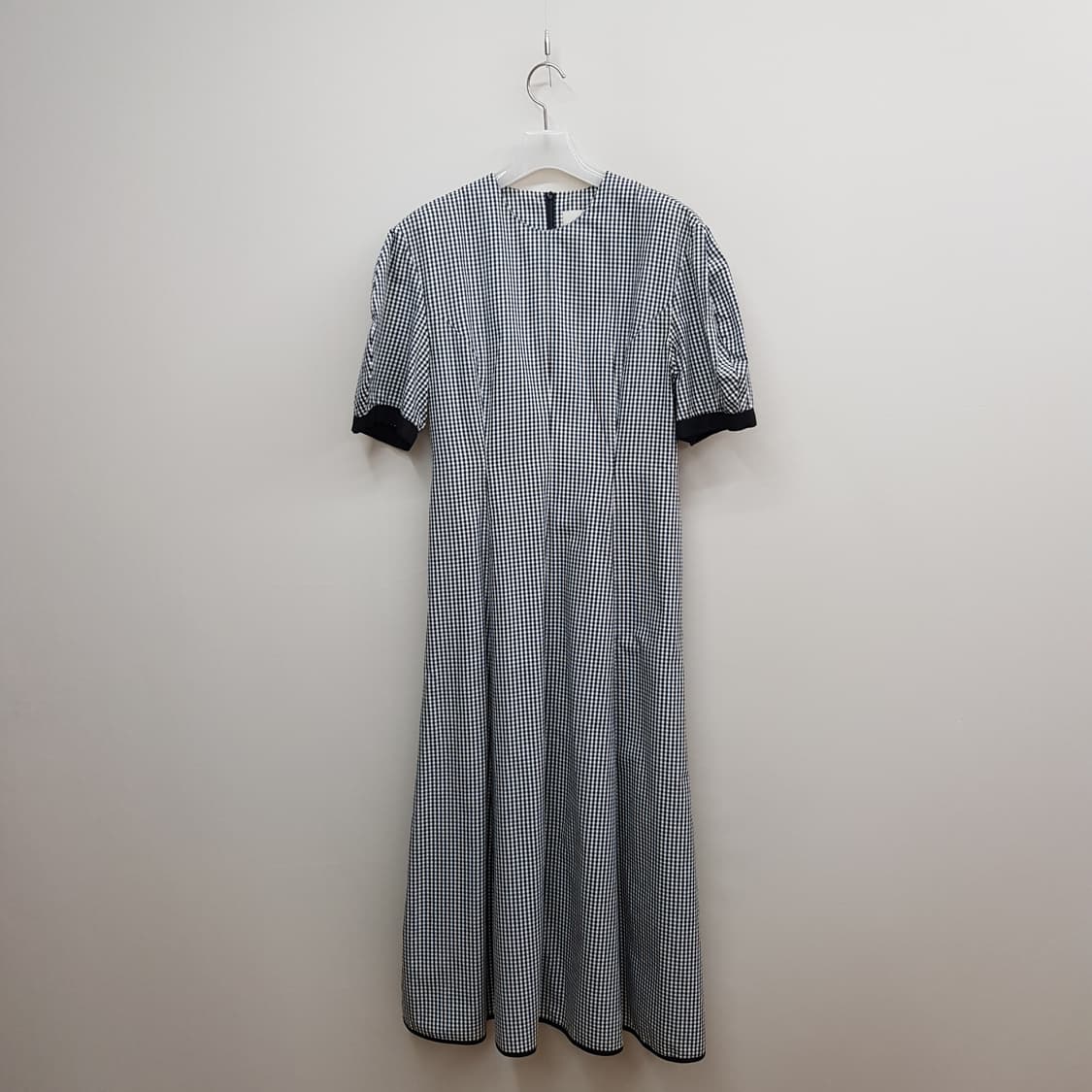 앤유 포지타노 깅엄 체크 원피스 2사이즈 상품이미지2