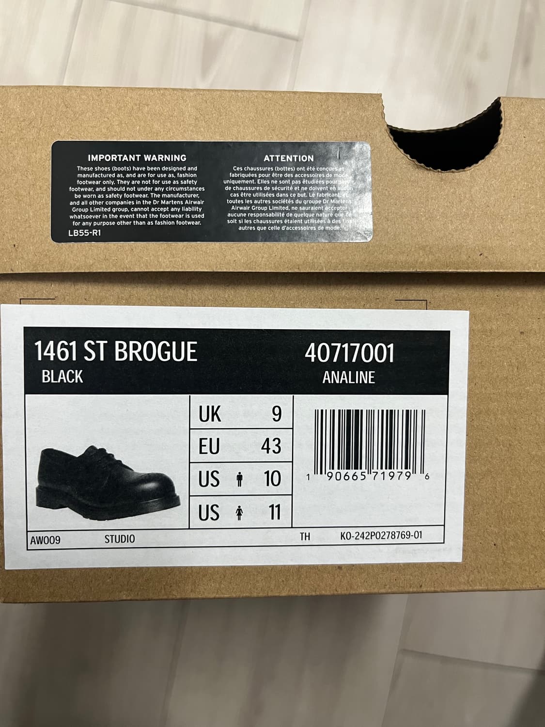 [280] 닥터마틴 1461 스틸토 브로그 상품이미지6