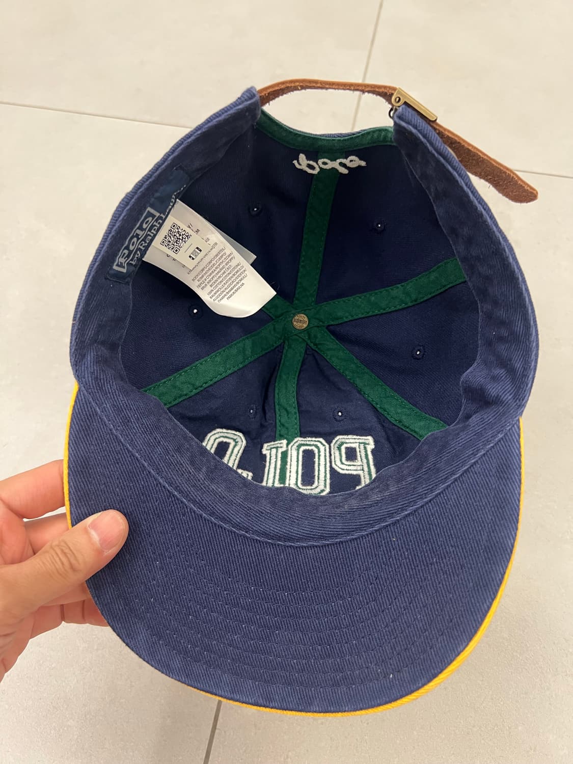 폴로 1967자수 치노 볼캡 상품이미지6