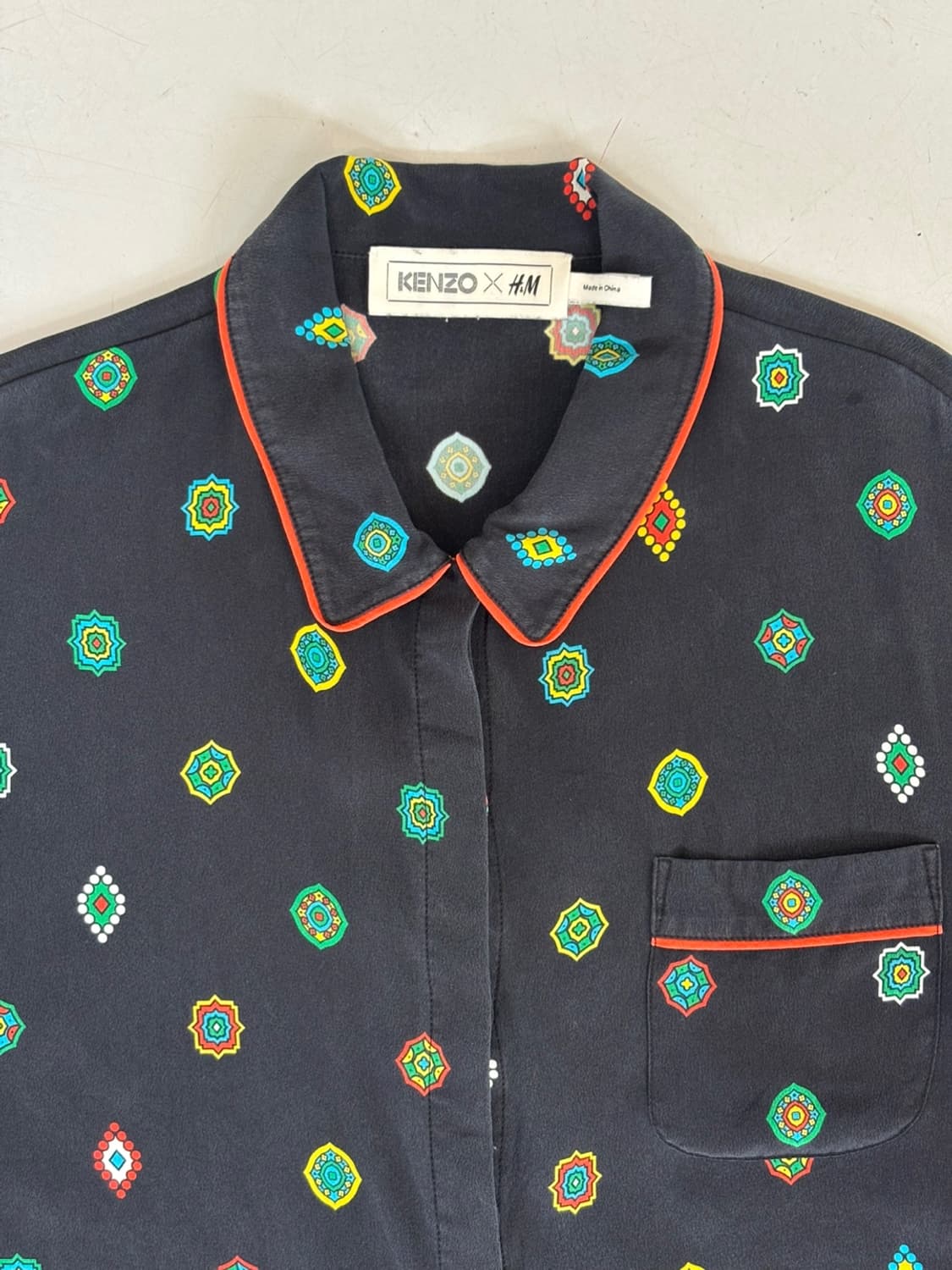 Kenzo X H&M Silk Blouse 상품이미지4