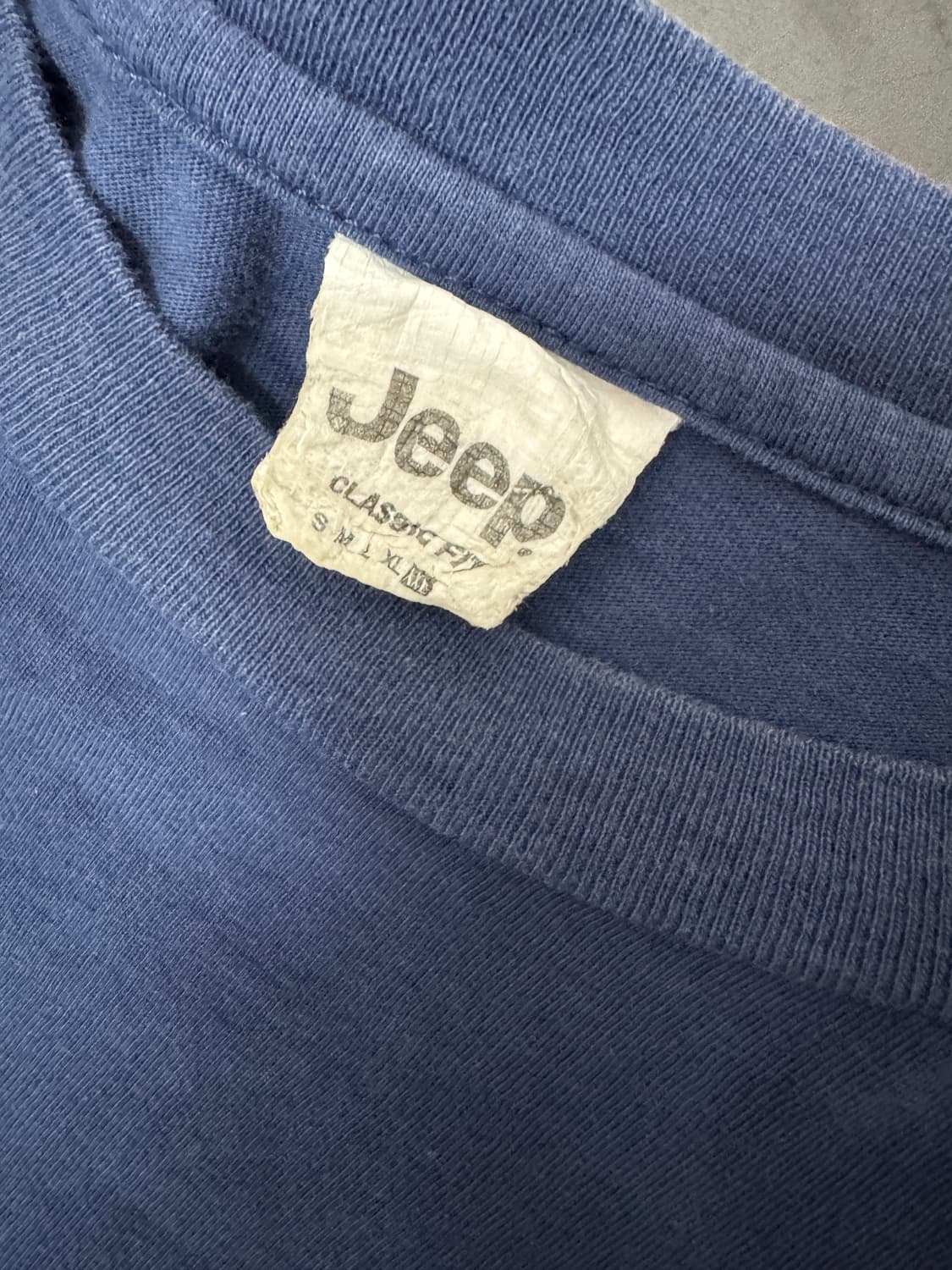 지프 JEEP 빅 스펠로고 오버핏 반팔 티셔츠 2XL 상품이미지3