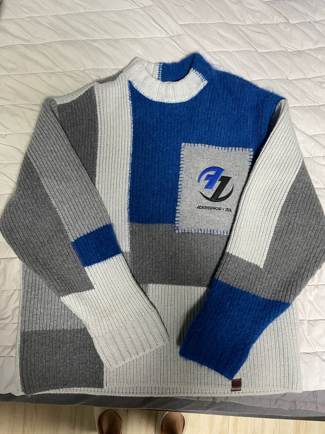 자라x아더에러 패치워크 니트 s-m 상품이미지1