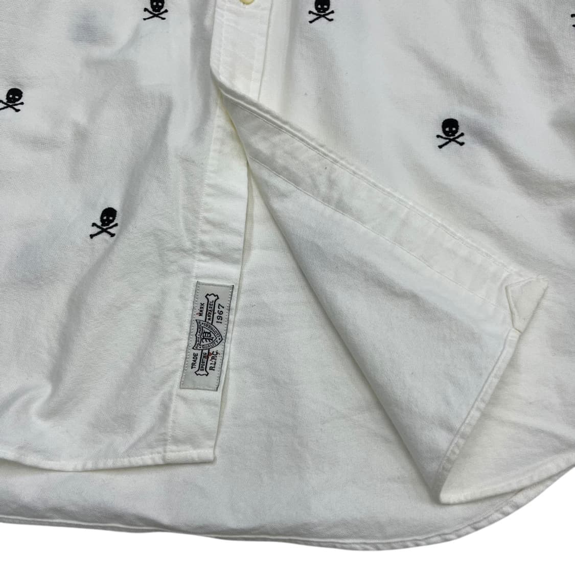 폴로 랄프로렌 스컬자수 화이트 셔츠 L 상품이미지6