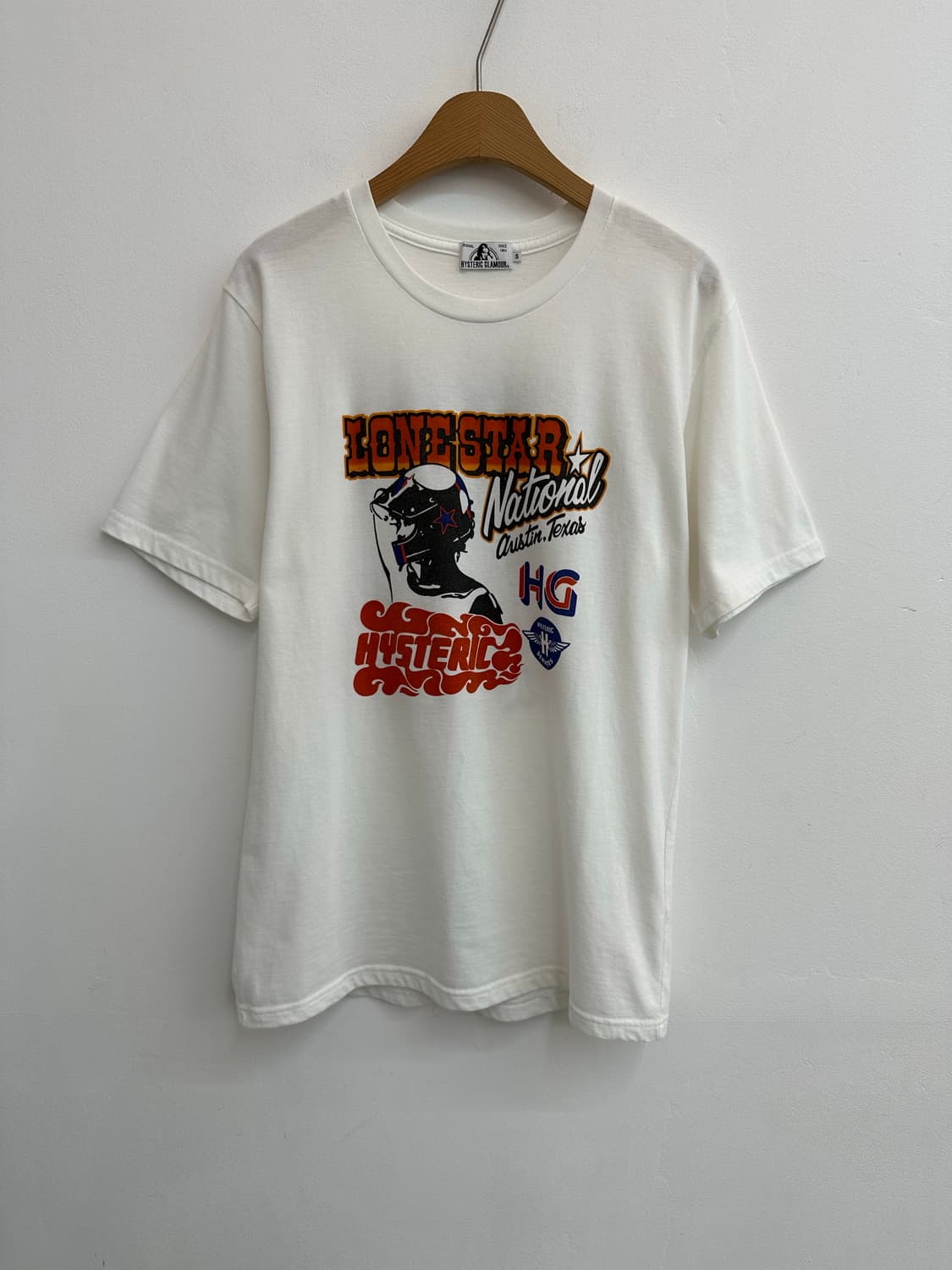 Hysteric Glamour 히스테릭 글래머 론스타 내셔널 프린팅 T 상품이미지9