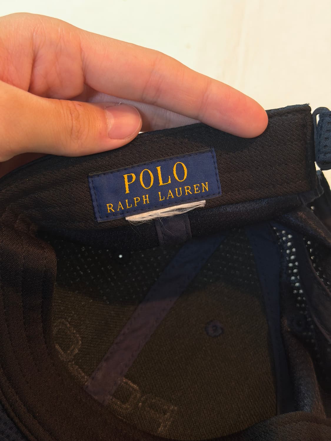 폴로 랄프로렌 포니로고 메쉬 볼캡 네이비 상품이미지3