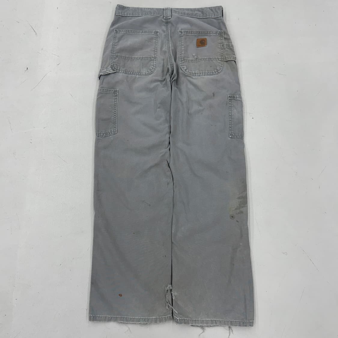 칼하트 OG 가죽패치 카펜터 페이딩 와이드 워크팬츠 상품이미지3