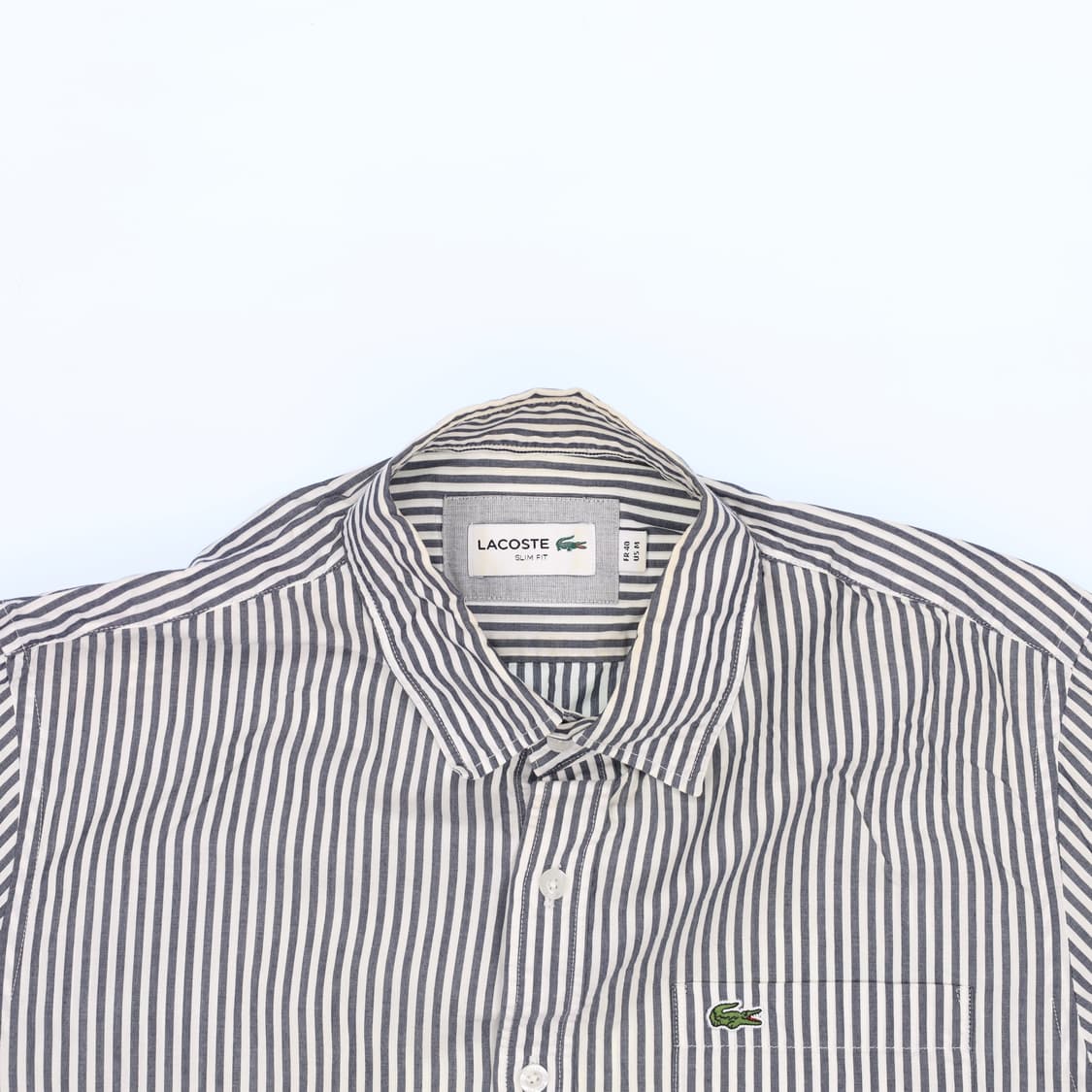 [40] 라코스테 남성 슬림핏 스트라이프 셔츠 남방 0115J 상품이미지3