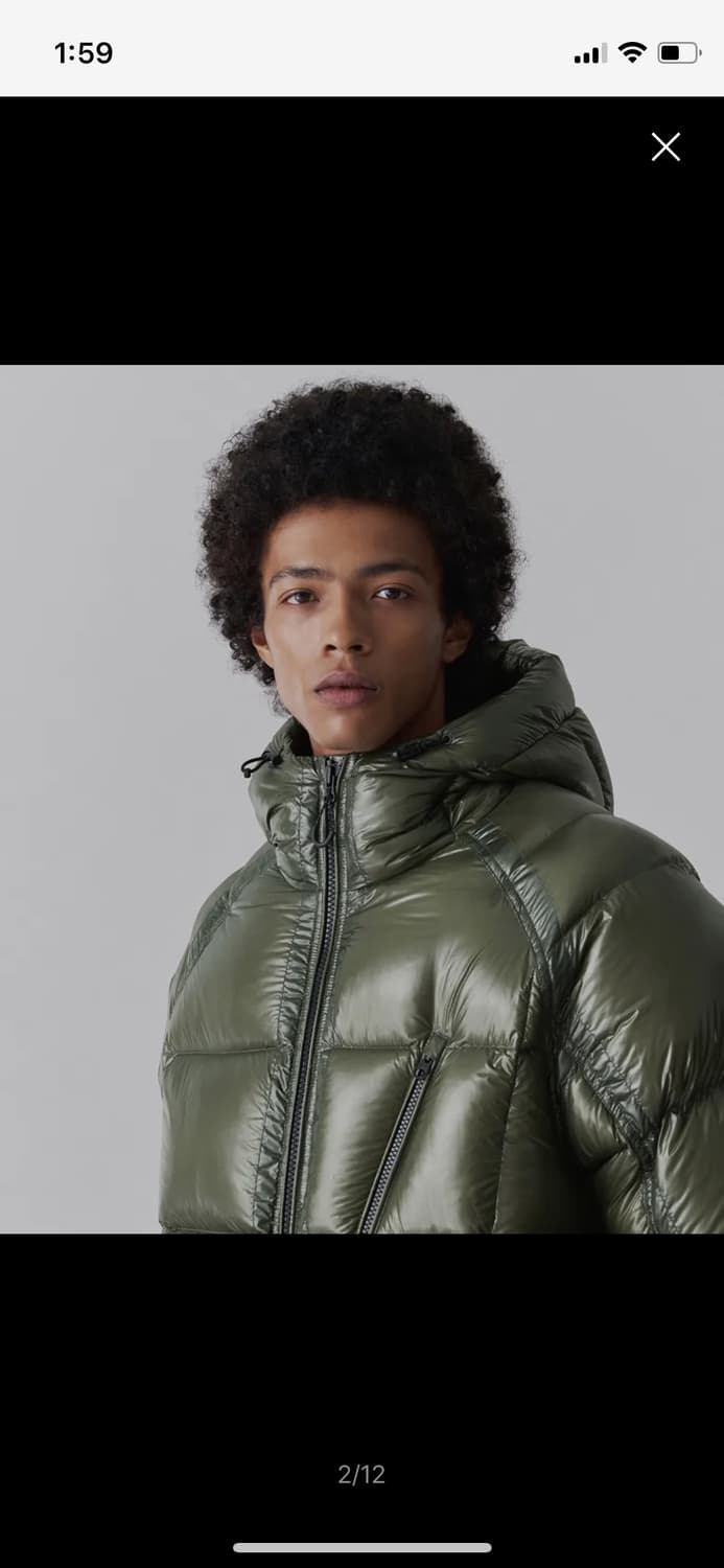 무신사 스탠다드 패딩 카키 M사이즈 판매합니다! 상품이미지3