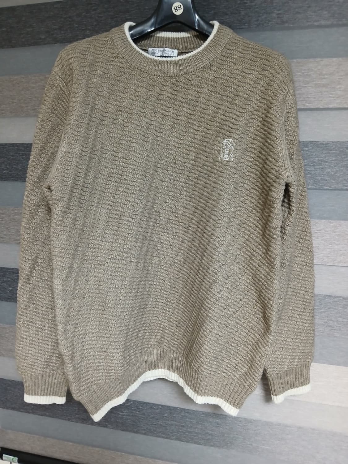 브루넬로 쿠치넬리 울 니트 긴팔티 상품이미지1