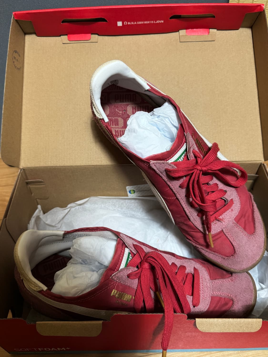 푸마 신상 로마 OG 나일론 클럽레드 265 상품이미지4