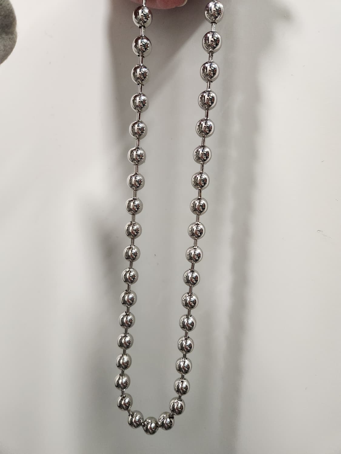 블랙퍼플 신주 빅볼 목걸이 상품이미지4