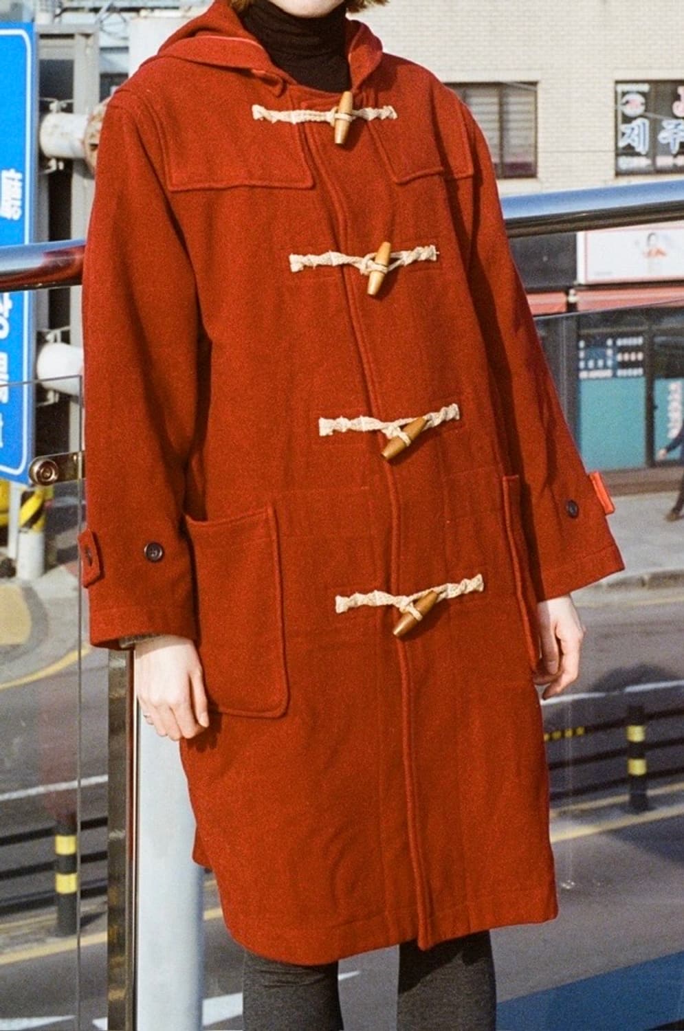 빨간색 떡볶이 코트 상품이미지2