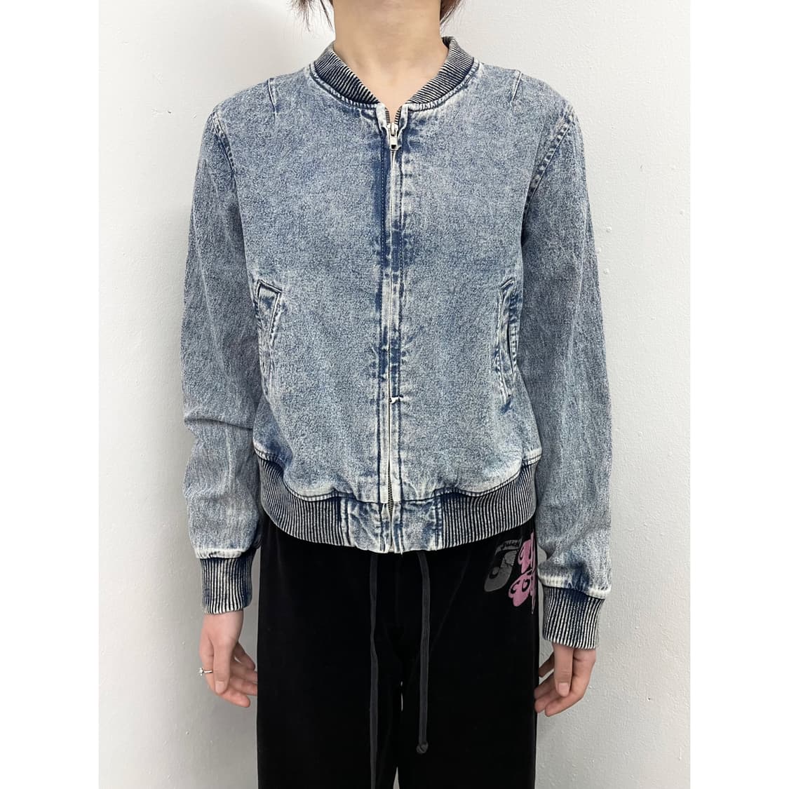 데님 워싱 블루종 자켓 상품이미지1