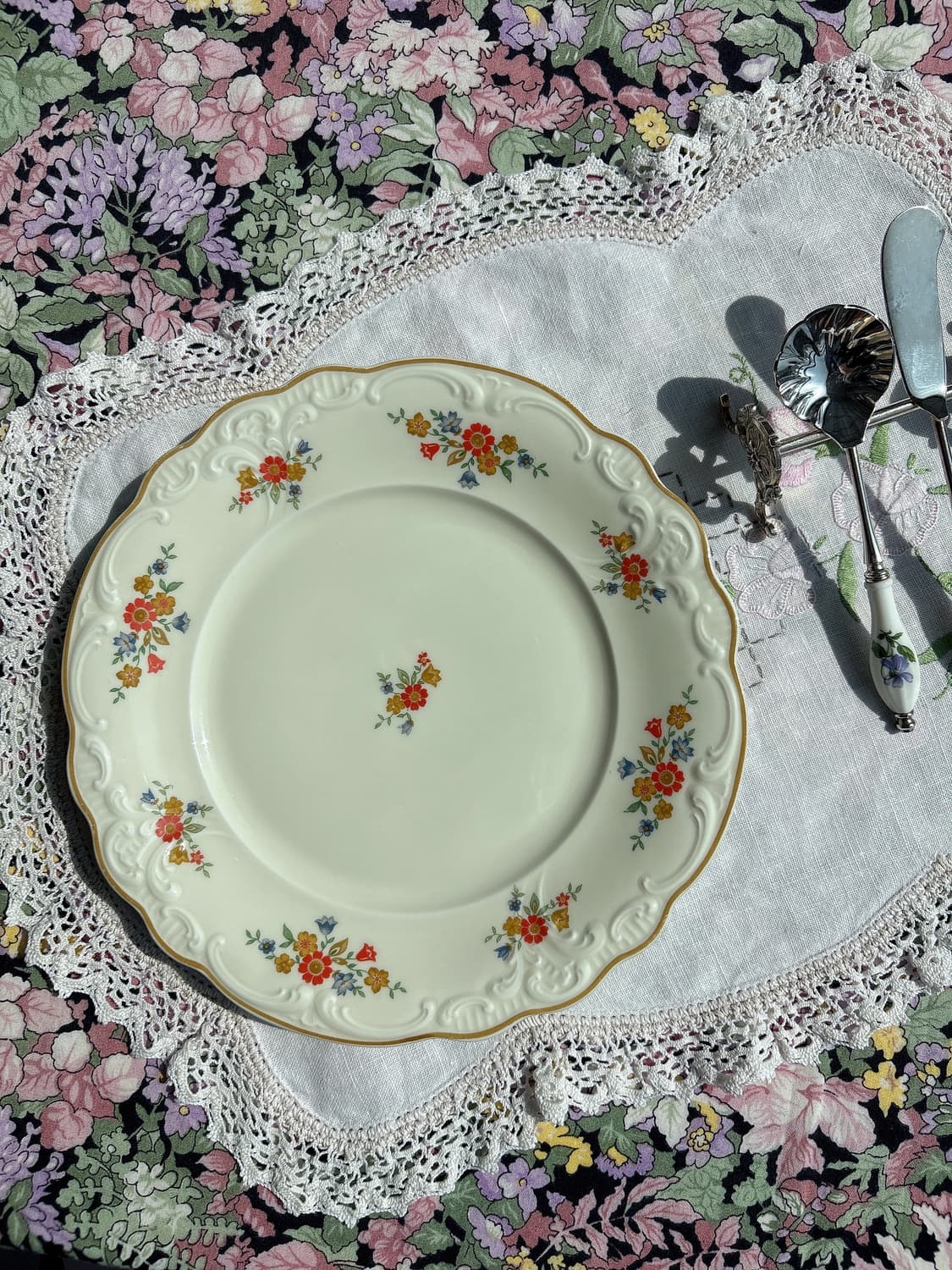 독일 올드 티르센로이트 바바리아 디저트 접시 상품이미지1