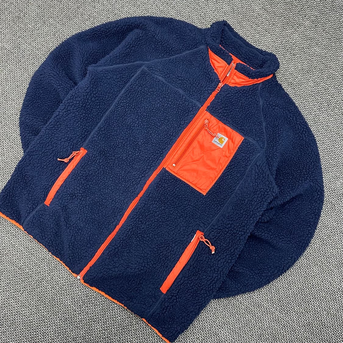 칼하트 빈티지 양털 쉐르파 후리스 XL 상품이미지3