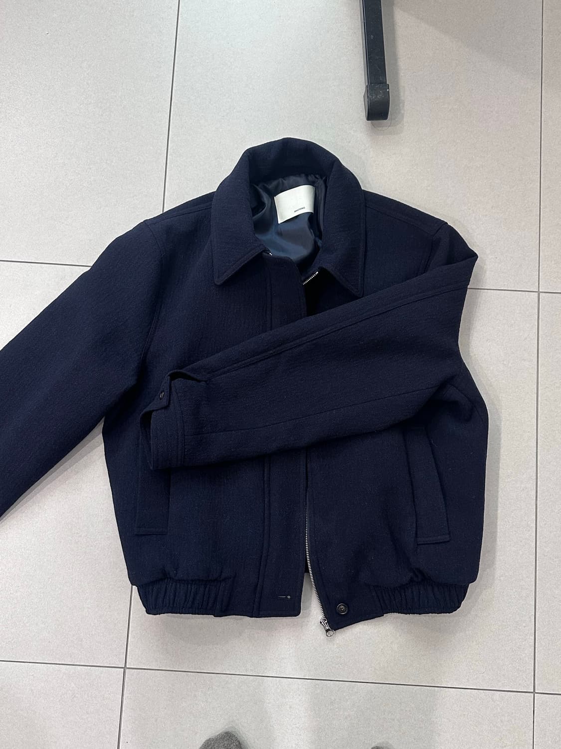 OHOTORO 매니쉬 울 블루종 네이비 M 상품이미지1