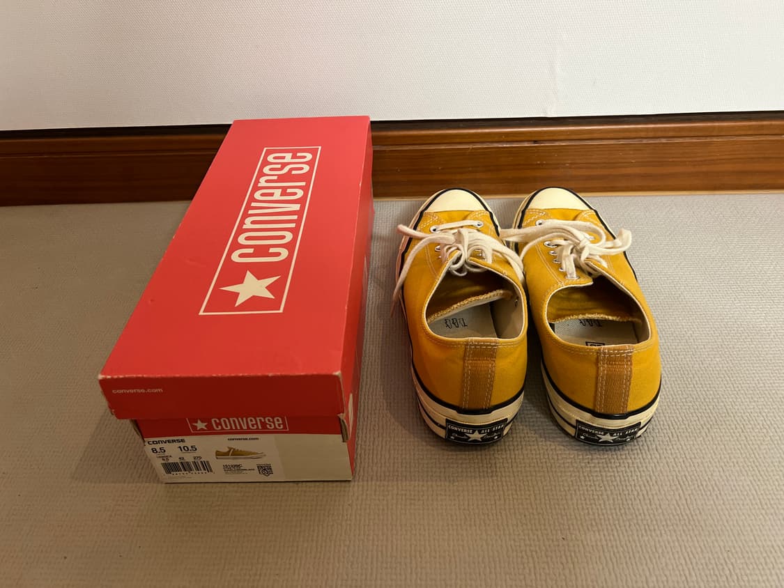 무료배송 - 컨버스 척테일러 1970s 캔버스 로우(선플라워) 270 상품이미지3