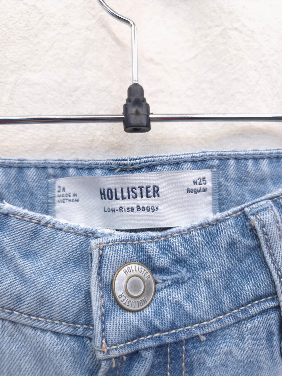 홀리스터 연청 와이드 데님 팬츠 상품이미지2