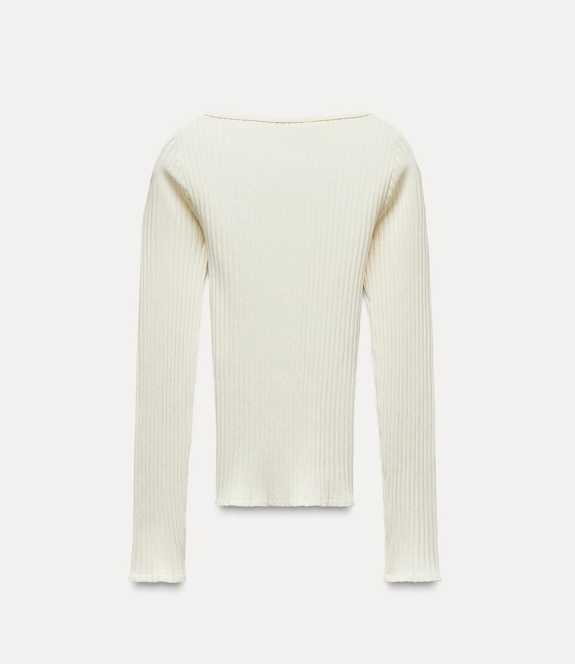 ZARA 자라 레이스 리본 심리스 티셔츠, 자라 레이스 티셔츠 아이보리 상품이미지10